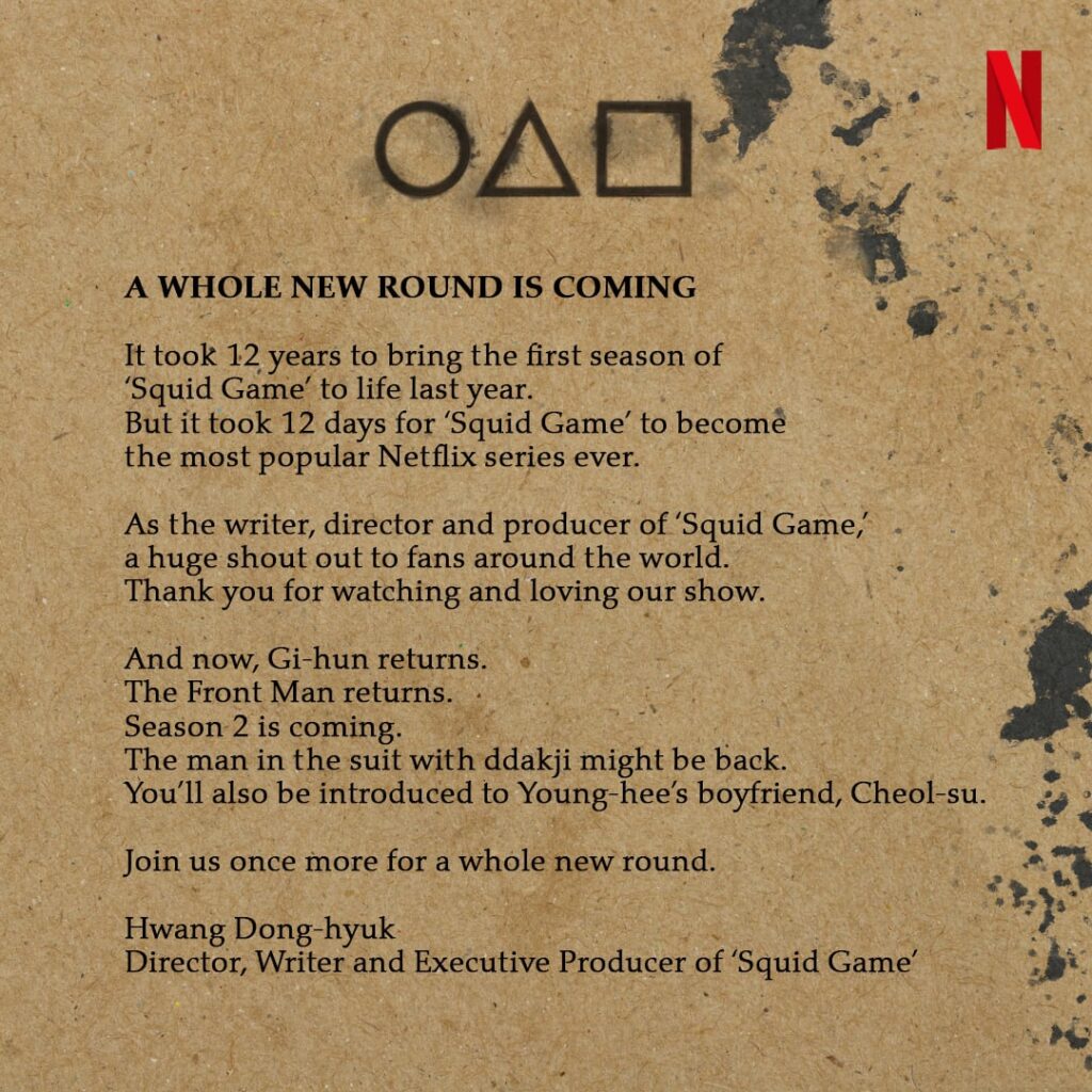 Confirmada a 2ª temporada de "Round 6"